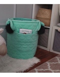 Kosz na zabawki pikowany... 2